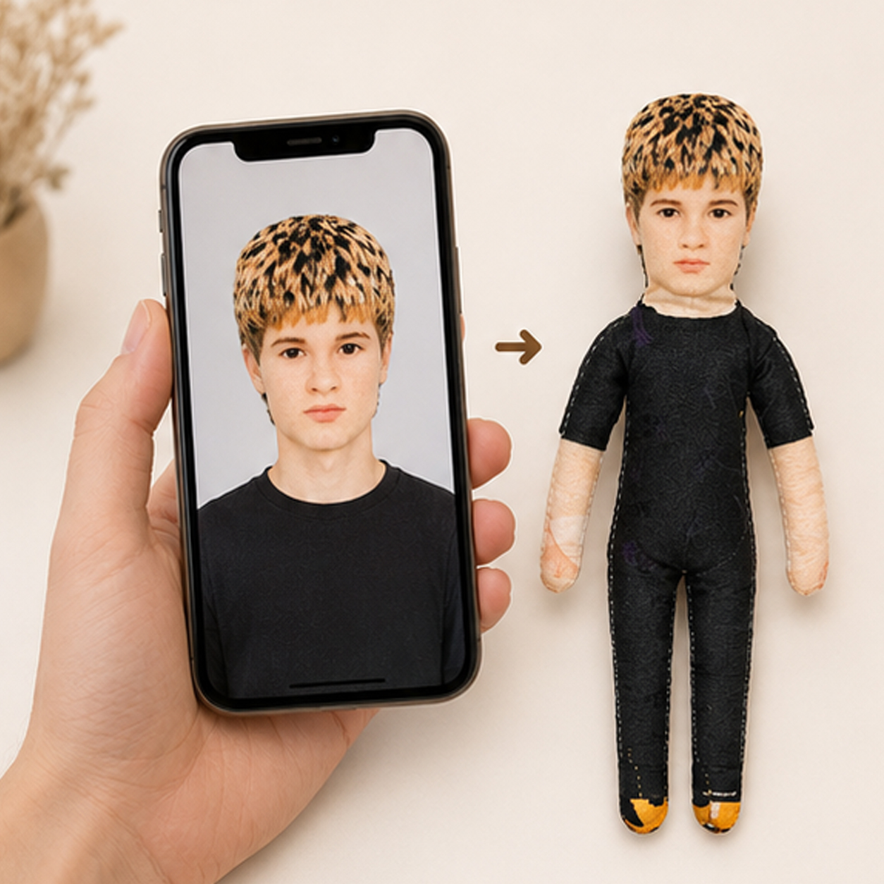 Upload a photo for Mini Me Doll